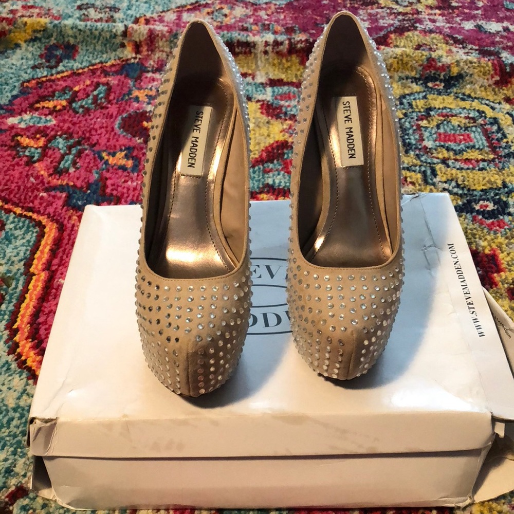 Steve Madden Barrby Blush Heels